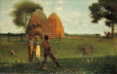 Weaning the Calf Winslow Homer